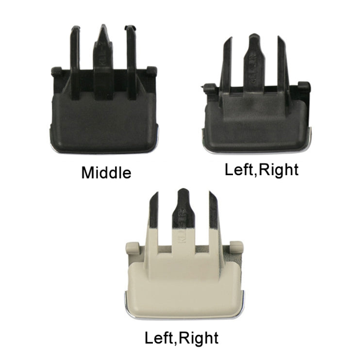 For Toyota Corolla Left-hand Drive Car Left and Right Air Conditioning Air Outlet Paddle, For Toyota Corolla (Beige), For Toyota Corolla (Black)