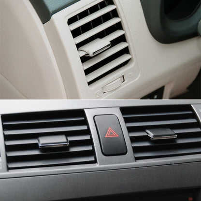 For Toyota Corolla Left-hand Drive Car Left and Right Air Conditioning Air Outlet Paddle, For Toyota Corolla (Beige), For Toyota Corolla (Black)