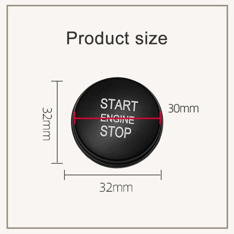 One-key Start Engine Stop Switch Button for Land Rover Range Rover Executive, Left Driving, For Land Rover Range Rover Executive