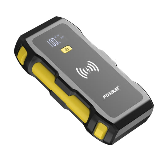 Fuente de alimentación de emergencia multifuncional con carga inalámbrica para coche FOXSUR FJS-800 de 12 V, FJS-800