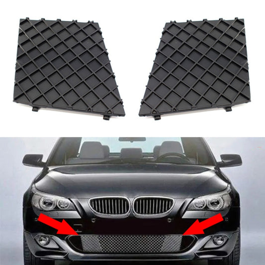 For BMW E60 2003-2010 1 Pair Car Front Bumper Lower Grille Cover 51117897184, For BMW E60 2003-2010