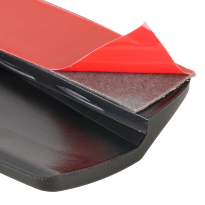 1 Pair Car Solid Color Silicone Bumper Strip, Style: Long, Solid Color