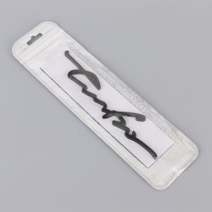 Car Personalized Aluminum Alloy Decorative Stickers, Size: 16x3.5x04cm