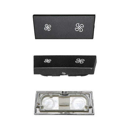 For BMW 3 Series E84 E90 F25 X3 Car Air Conditioner Panel Switch Button Air Volume Key without OFF 6411 9344 143-MA, Air Volume Key