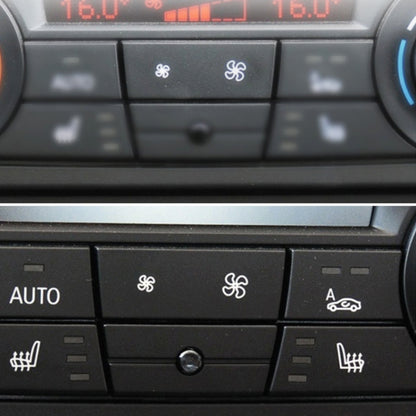 For BMW 3 Series E84 E90 F25 X3 Car Air Conditioner Panel Switch Button Air Volume Key without OFF 6411 9344 143-MA, Air Volume Key