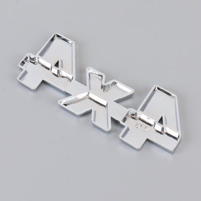 Car Number 4 x 4 Personalized Aluminum Alloy Decorative Sticker, Size: 9 x 3.5 x 2.3cm