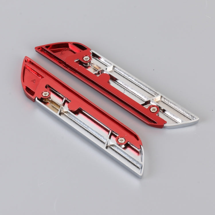 1 Pair Car Turbo Personalized Aluminum Alloy Decorative Stickers, Size: 11.5 x 2.5 x 0.5cm, Turbo