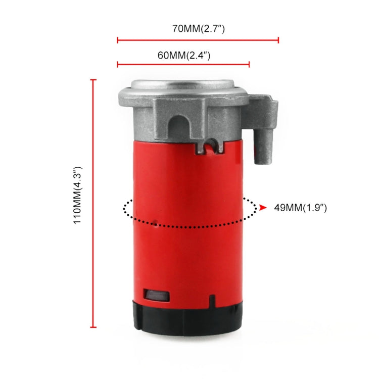 Klaxon pneumatique portable pour voiture 24 V, compresseur d'air 24 V