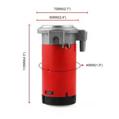 Klaxon pneumatique portable pour voiture 24 V, compresseur d'air 24 V