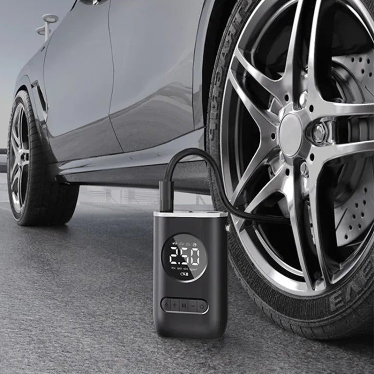 Gonfleur de pneu portable numérique sans fil pour voiture, écran numérique