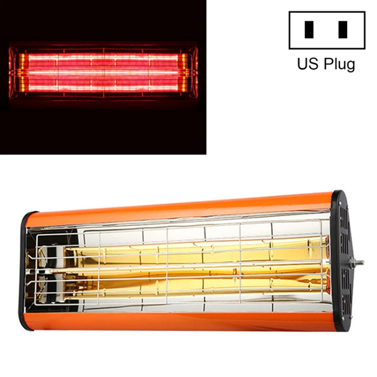 220V 1050W Heat Light Infrared Dryer Spray Paint Heating Curing Lamp Baking Booth Heater, US Plug, 1050W, US Plug