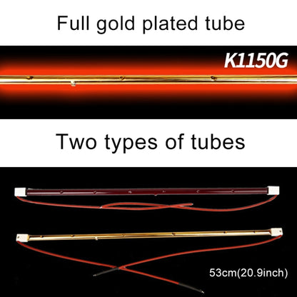 220V 1050W Heat Light Infrared Dryer Spray Paint Heating Curing Lamp Baking Booth Heater, US Plug, 1050W, US Plug