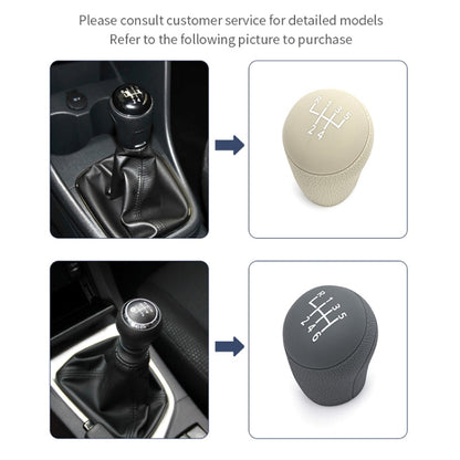 For Volkswagen 6-speed Car Silicone Dustproof Shift Knob Gear Protective Cover