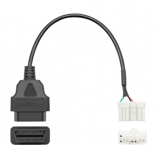 Pour câble adaptateur OBDII vers 12 broches Tesla Model X/S 2012-2015, OBDII vers 12 broches