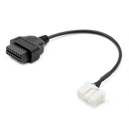 Pour câble adaptateur OBDII vers 12 broches Tesla Model X/S 2012-2015, OBDII vers 12 broches