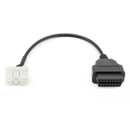 For Tesla Model X / S 2012-2015 OBDII to 12 Pin OBD Adapter Cable, OBDII to 12 Pin