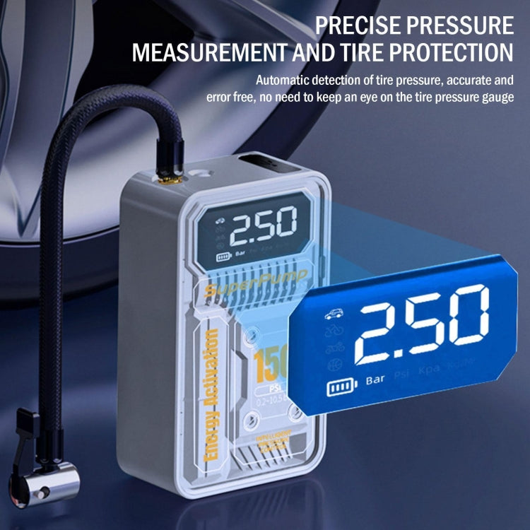 ST-9619A 7.4V Pompe à air sans fil portable pour pneus de voiture, sans fil