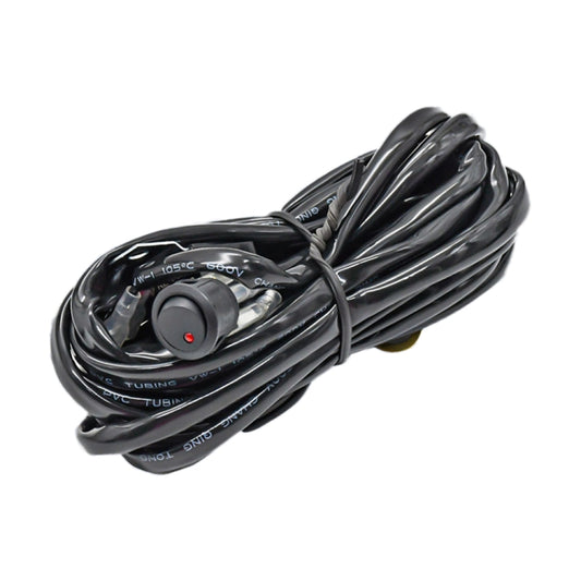 D0034 Off-road Vehicle 300W Round Waterproof Switch Light Wiring Harness, D0034