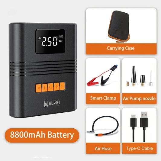 Bomba de aire integrada para fuente de alimentación de emergencia multifuncional para automóviles D7L de 8800 mAh, D7L