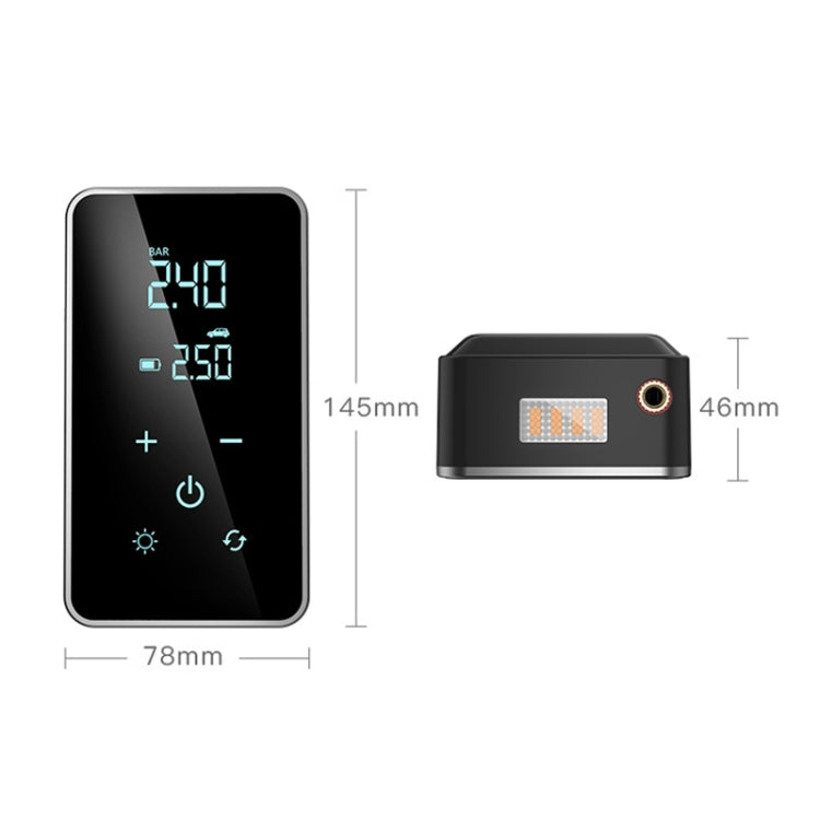 Ozio YX1715S 5000mAh Wireless Version Portable LED Digital Display Smart Air Pump, YX1715S