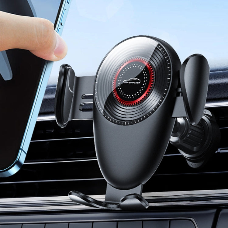 M8 Universal Car Mechanical Gravity Air Outlet Phone Navigation Holder, M8