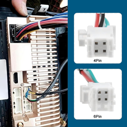 Palminfo Android Navigation 6 Pin Dual USB Connection Wiring Harness, 6 Pin Dual USB