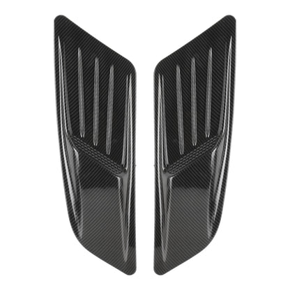 HD-713 1 Pair Car Hood Decorative Stickers Fender Air Vents Sticker(Carbon Fiber), Carbon Fiber