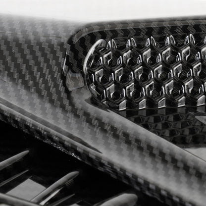 HD-713 1 Pair Car Hood Decorative Stickers Fender Air Vents Sticker(Carbon Fiber), Carbon Fiber