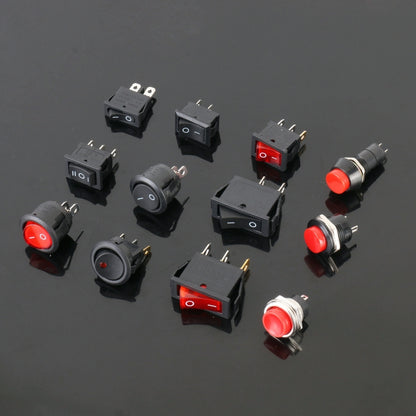 50pcs Universal Power Switch Button Assortment Kit