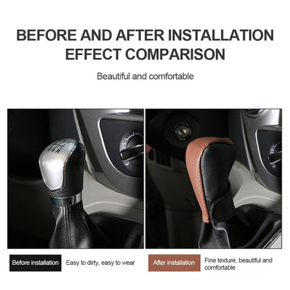 Universal Car PU Leather Gear Shift Knob Protective Cover, PU Cover, PU Leather Cover
