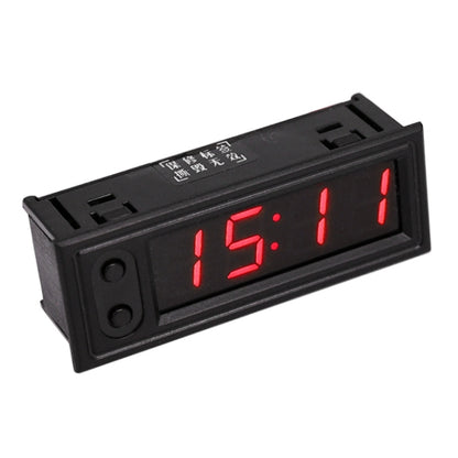 Horloge LED lumineuse électronique de haute précision + Thermomètre + Voltmètre de voiture 3 en 1 DC5-50V, Bleu 3 en 1 DC5-50V, Rouge 3 en 1 DC5-50V, 3 en 1 DC5-50V, Vert 3 en 1 DC5-50V