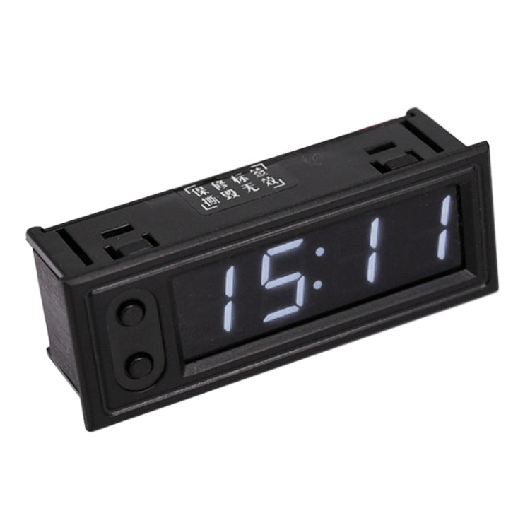 Horloge LED lumineuse électronique de haute précision + Thermomètre + Voltmètre de voiture 3 en 1 DC5-50V, Bleu 3 en 1 DC5-50V, Rouge 3 en 1 DC5-50V, 3 en 1 DC5-50V, Vert 3 en 1 DC5-50V