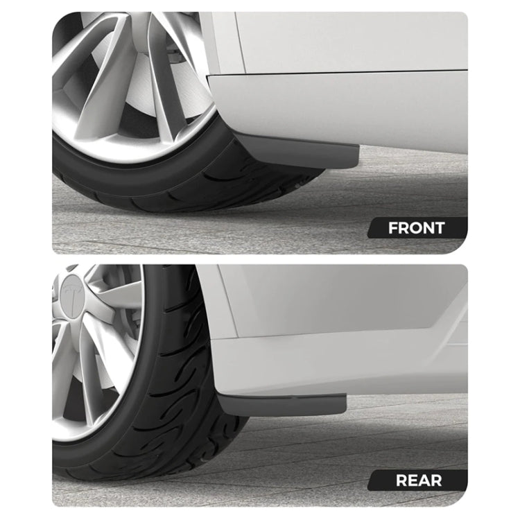 For Tesla Model 3 4 ppcs / Set Car Fenders Mud Flap Modification Accessories, Car Fenders