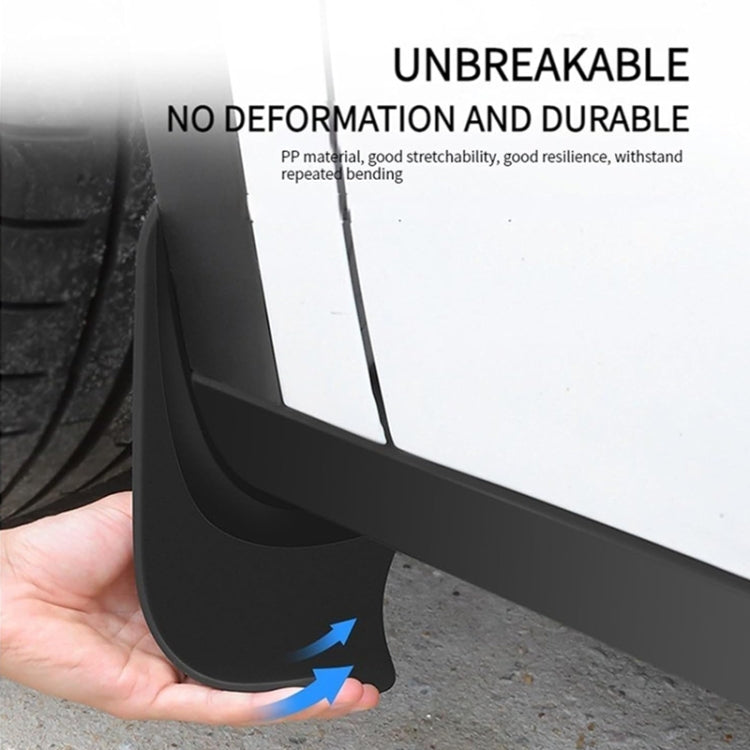 For Tesla Model 3 4 ppcs / Set Car Fenders Mud Flap Modification Accessories, Car Fenders