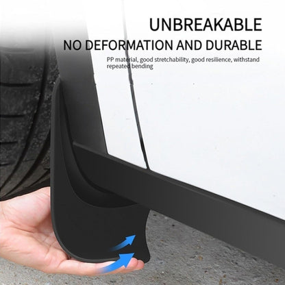 For Tesla Model 3 4 ppcs / Set Car Fenders Mud Flap Modification Accessories, Car Fenders