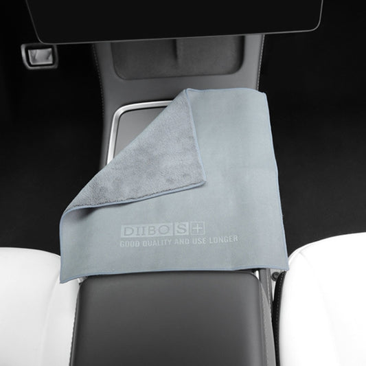 For Tesla General Car Microfiber Towel Cleaning Rag, Style: With LOGO, Size: 30 x 30cm, With LOGO