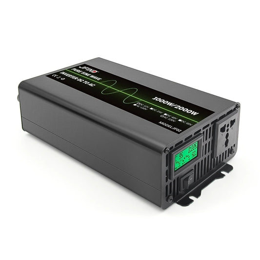 Inversor de potencia de onda sinusoidal pura JFIND JF02 de 1000 W, 12 V a 220 V, JF02