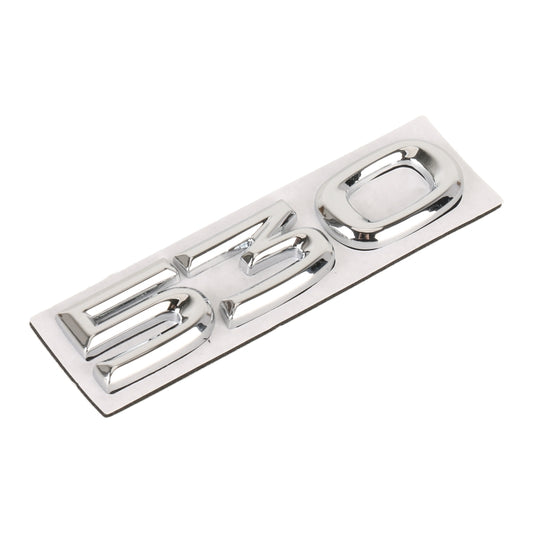 Pegatinas decorativas personalizadas de metal para coche número 530, tamaño: 8 x 2.5 x 0.5 cm, número 530