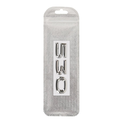 Car Number 530 Metal Personalized Decorative Stickers, Size: 8 x 2.5 x 0.5cm, Number 530