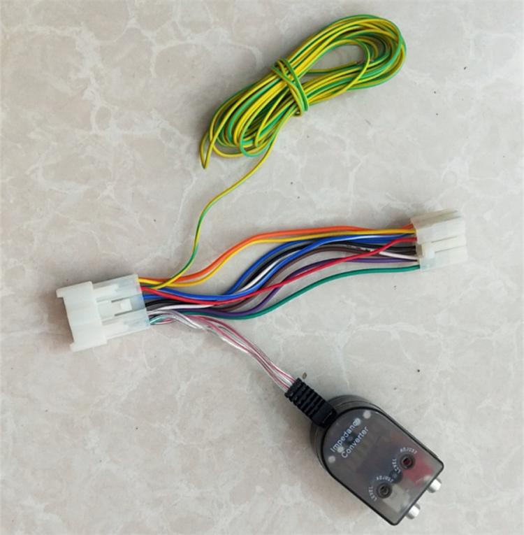 10 Pin + 6 Pin High to Low Line Output Converter with Remote Turn-On Cable for Toyota / Subaru / Scion / Lexus