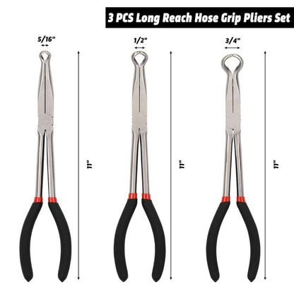 Pince à bec pointu étendu pour joints toriques, Taille: 5/16 pouce, 5/16 pouce