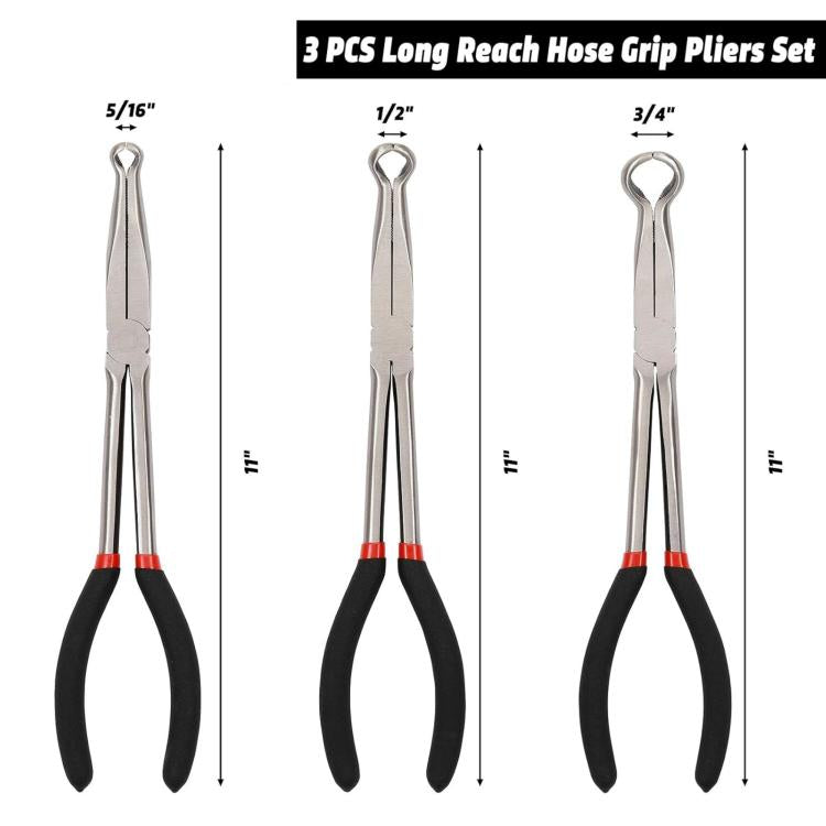 Pince à bec long pour circlips extérieurs, taille : 1/2 pouce, 1/2 pouce