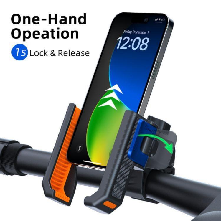 Support de téléphone antidérapant pour vélo/trottinette en fibre de carbone