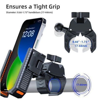 Support de téléphone antidérapant pour vélo/trottinette en fibre de carbone