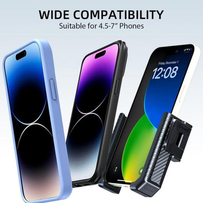 Support de téléphone antidérapant pour vélo/trottinette en fibre de carbone