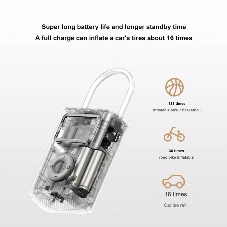 Xiaomi Mijia Air Pump 2 Pro Pompe à air électrique portable Compresseur d'air Mi Trésor gonflable 150psi Haute pression pour moto voiture football, Mijia Air Pump 2 Pro