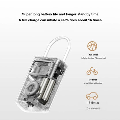 Xiaomi Mijia Air Pump 2 Pro Pompe à air électrique portable Compresseur d'air Mi Trésor gonflable 150psi Haute pression pour moto voiture football, Mijia Air Pump 2 Pro