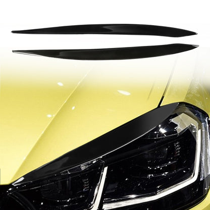 Paire de sourcils de phare de voiture décoratifs souples pour Volkswagen Golf 7 / 7.5 2013-2018, Pour Volkswagen Golf 7 / 7.5 2013-2018
