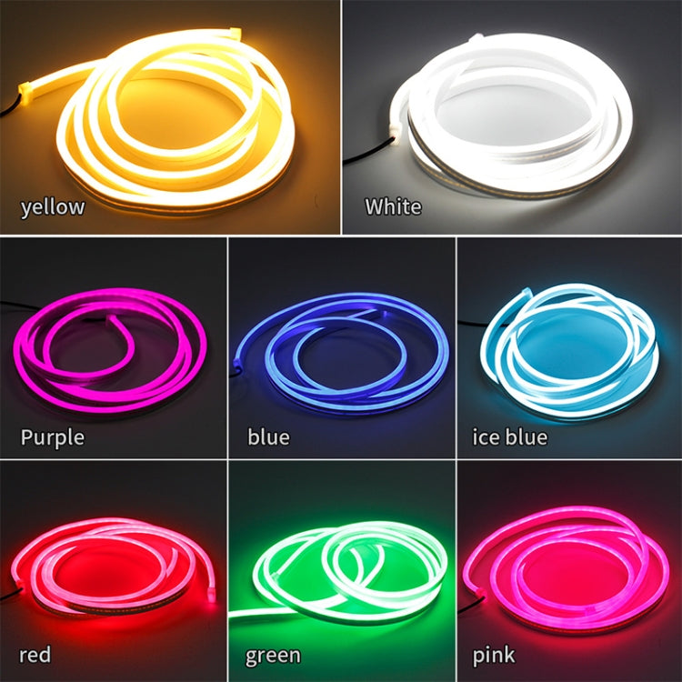 1,2m Lumière d'ambiance LED décorative super brillante pour feux de jour de voiture, 1,2m