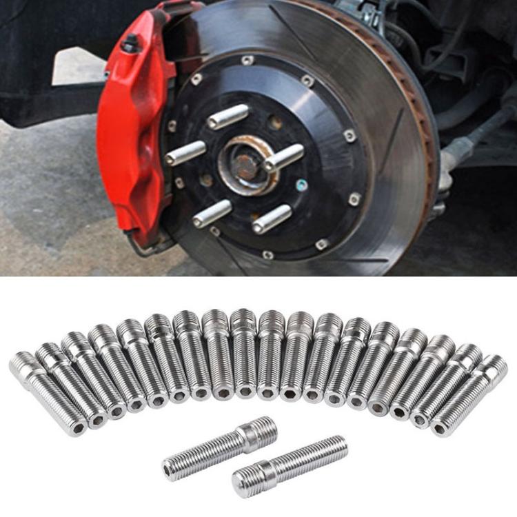20pcs / Set 5.8cm Universal Car Modification Extended Wheels Stud Conversion M14x1.5 to M14x1.5 Screw Adapter LN032 LN033 LN044, 5.8cm M14x1.5 to M14x1.5